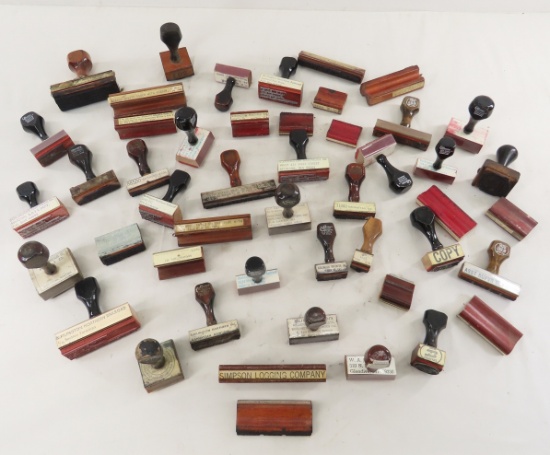 Railroad & Other Ink Stamps- BN & Simpson Logging