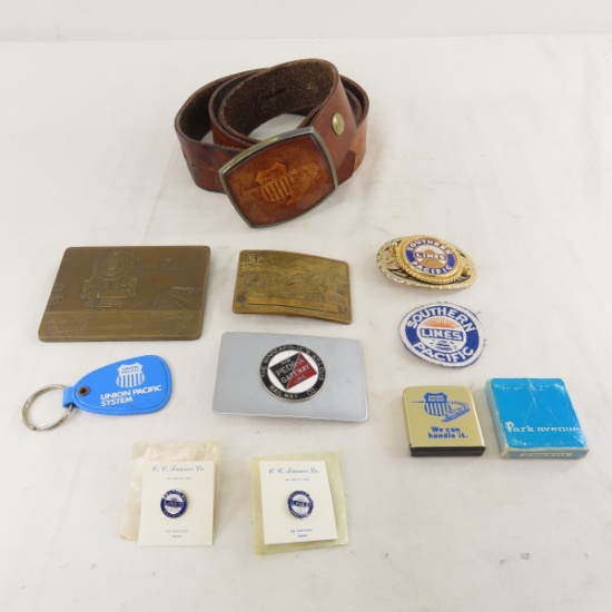 UP, SP, M&STL Belt Buckles & Other Collectibles