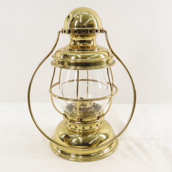 Post & Co Bell Bottom Brass Conductor's Lantern