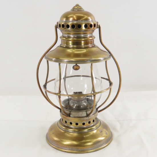 HCH & CO Conductors Bell Bottom Brass Lantern