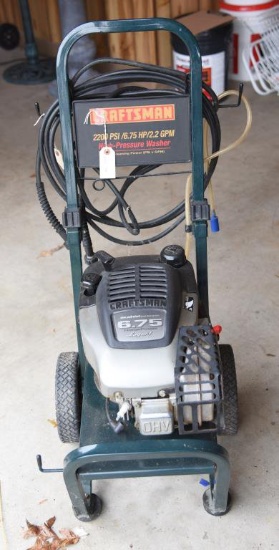 Lot #386- Craftsman 6.75 horsepower 2200 PSI pressure washer