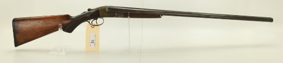 Lot #12 - Hopkins & Allen Mdl SxS Boxlock Shotgun 12 Ga SN# 20380~~ 30” BBL, 46” OAL, Finish