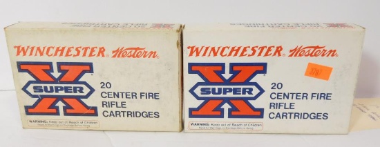 Lot #15J - (2) Full boxes of Winchester Western .264 Winchester Magnum 140 grain  Power Point