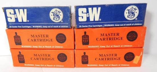 Lot #15L - (6) Full boxes of Master Cartridge 44. Magnum deer stopper 188 grain jacketed hollow