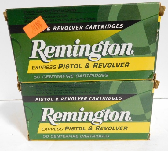 Lot #30H - (2) Full boxes of Remington .38 Special 148 grain Targetmaster (100) rounds  total