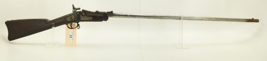 Lot #33 - US/Springfield Mdl 1868 Trap Door Rifle .50 Cal SN# 45299~~ 24.5” BBL, Stock  cut down,