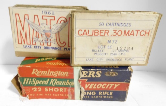 Lot #45D - (250) rounds of Peters High Velocity .22 Long, (350) rounds of Remington .22  Short,