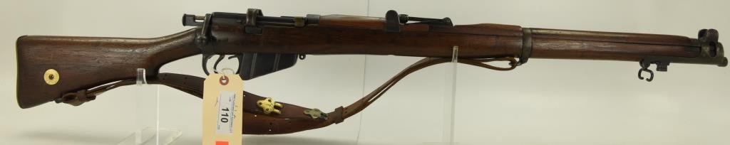 Lot #110 - Lee Enfield Mdl Sht Le III Bolt Action Rifle .303 Cal SN# R4058~~ 25" BBL. 43" OAL