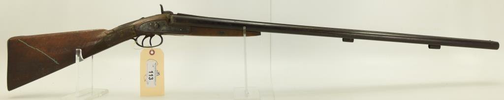 Lot #113 - Moore (Belgium) Mdl SxS Percussion Shotgun 12 Ga SN# None~~ 32" BBL, 40" OAL