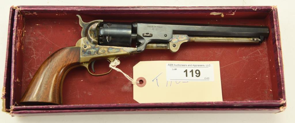 Lot #119 - Navy Arms Mdl "Yank" Revolver (Reproduction) .36 Perc SN# 741~~ 7.5” BBL, New & Un