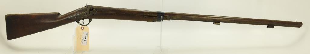 Lot #137 - H. Pratt (English) Mdl Perc Shotgun Single BBL 8 Ga SN# None~~