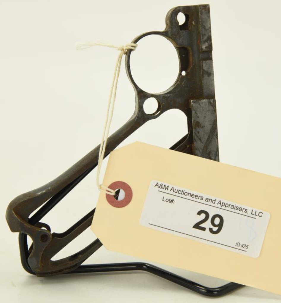 Lot #29 - Mauser Mdl Luger Frame Only 9mm SN# 307~~ Frame Only. Some rust and pitting. Frame