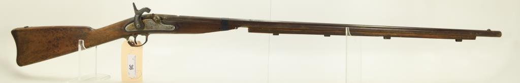 Lot #36 - US/Bridesburg Mdl 1861 C.W. Musket W/1863 Lock Date. 58 Cal SN# None~~ 40.5” BBL,