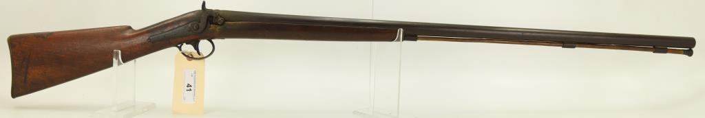 Lot #41 - A. Grison Mdl Percussion Fowler 8 Ga SN# None~~ 37” BBL, 53” OAL, Marked "A Grison