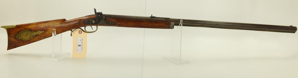 Lot #5 - Unk. Maker Mdl Percussion Sporting Rifle .33 Perc +/- SN# None~~ 33” BBL, 50” OAL,