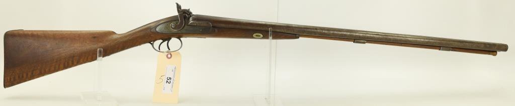 Lot #52 - Joseph Manton & Son Company Mdl SxS English Percussion Shotgun 12 GA SN# None~~ 30"