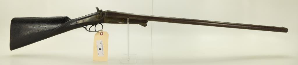 Lot #8 - Richards Mdl SxS Breech Loading Shotgun 12 GA SN# None~~ 30" BBL, Under Lever to