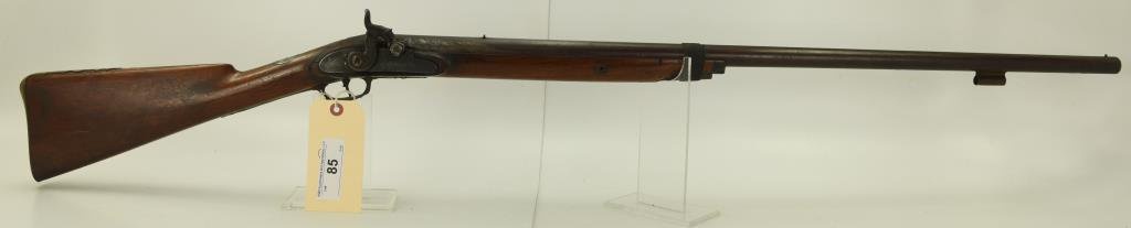 Lot #85 - Hapgood Mdl Perc. Fowler, Made from Musket, .58 Cal +/- SN# None~~ 32" BBL, 49” OAL