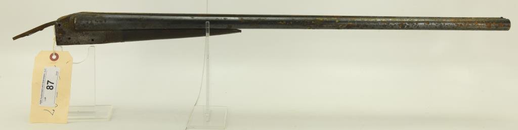 Lot #87 - Ithaca Mdl Peerless Barrel & Action Only 12 Ga SN# 132623~~ 29” BBL, No Shoulder