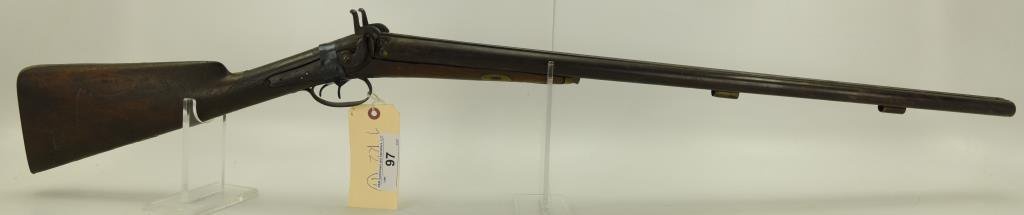 Lot #97 - Hapgood - Boston Mdl Perc. SxS Dbl Barrel Shotgun 12 Ga. SN# None~~ 30" BBL, 46”