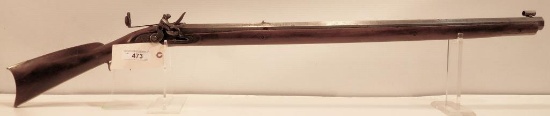 Lot #473 - H. Musser Flintlock Bench Rifle