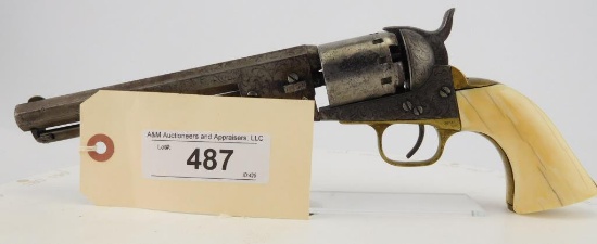 Lot #487 - Manhattan Arms  Navy Mdl, Series 3 Revolver