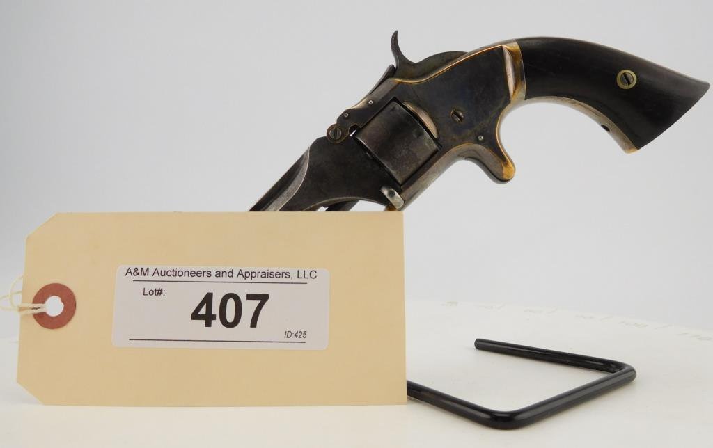 Lot #407 - S&W 1, Iss. 2, Tip-Up, 7-Shot Revolver