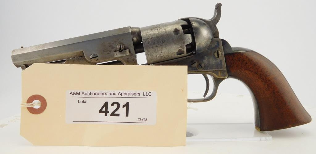 Lot #421 - Colt 1849 Pocket , Type 1 SA Rev