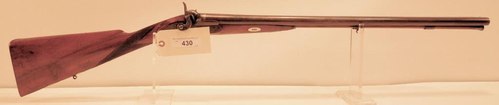 Lot #430 - Mortimer SxS Percussion Shotgun