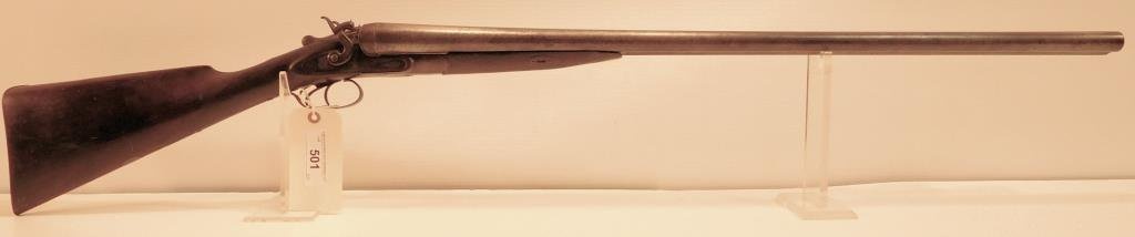 Lot #501 - Wm Moore Side by Side Shotgun