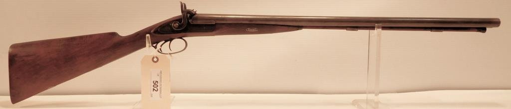 Lot #502 - CB Halford, SxS Perc. Shotgun