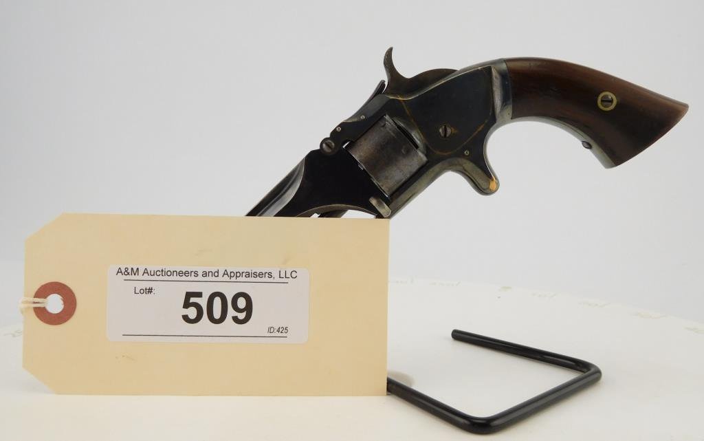 Lot #509 - S&W 1, 2nd Iss. Spur Trigger Rev