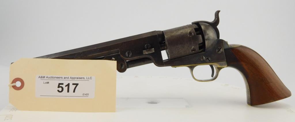Lot #517 - Colt 1851 Navy, 3rd SA Revolver