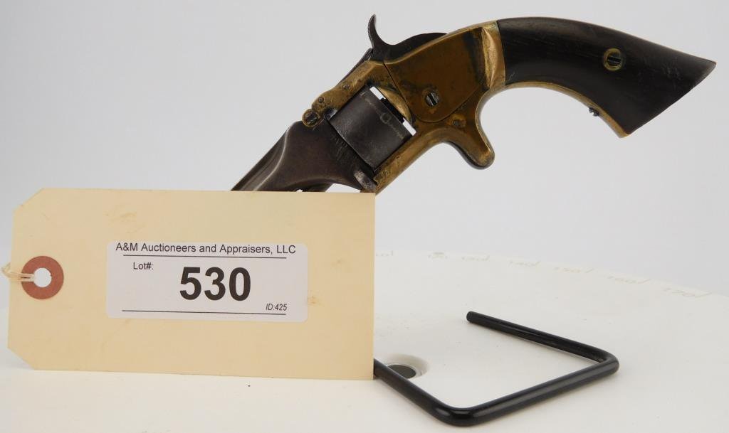 Lot #530 - S&W 1, 2nd Issue Spur Trigger Rev.