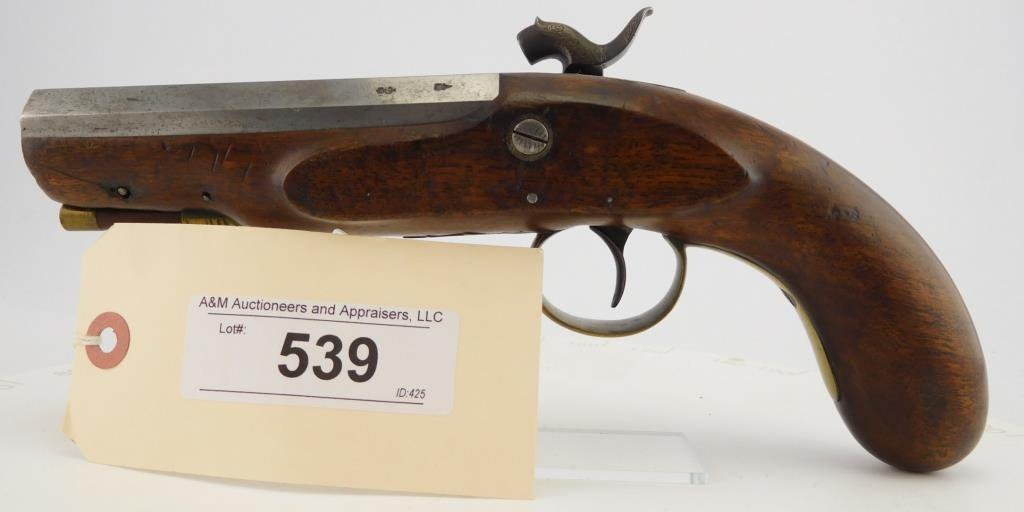 Lot #539 - Unk. Maker Lg Perc. Derringer