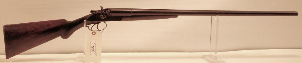 Lot #550 - Henri Peiper SxS Ham. Shotgun