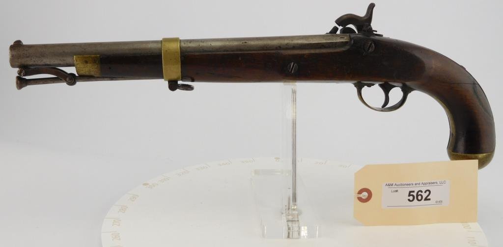 Lot #562 - US Springfield 1855 Perc. Pistol Carbin