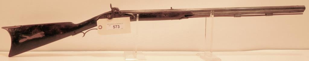 Lot #573 - Unk. Maker Perc. Sporting Rifle