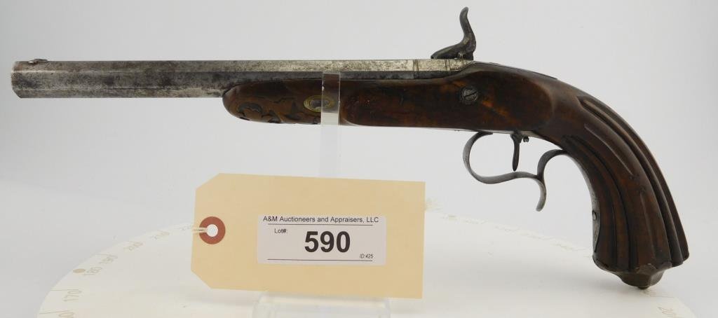 Lot #590 - Unk Maker Perc. Target Pistol
