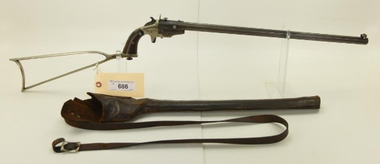 Lot #686 - F. Wesson 1870 Lg Frame Pocket Rifle
