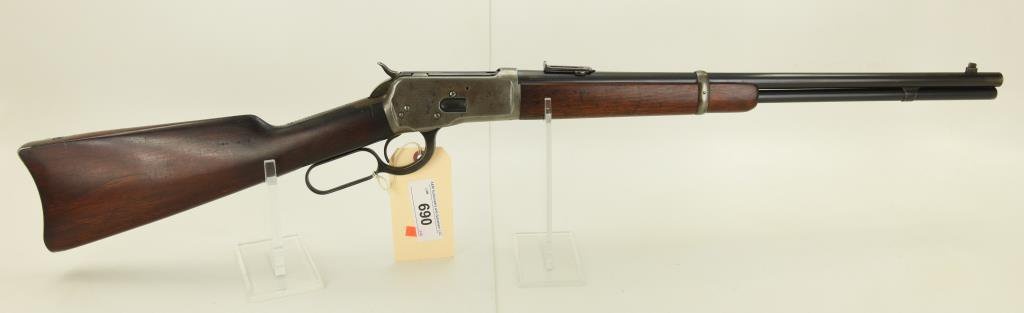 Lot #690 - Winchester 92 Lever Action Saddle Ring Carbine