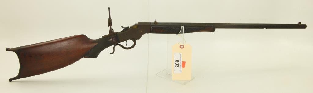 Lot #693 - J. Stevens 44 ½ Schutzen style rifle