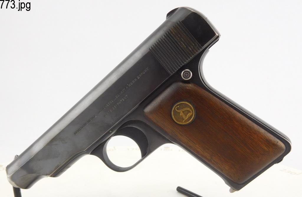 Lot #773 - Heinrich Ortagies Semi-Auto Pistol