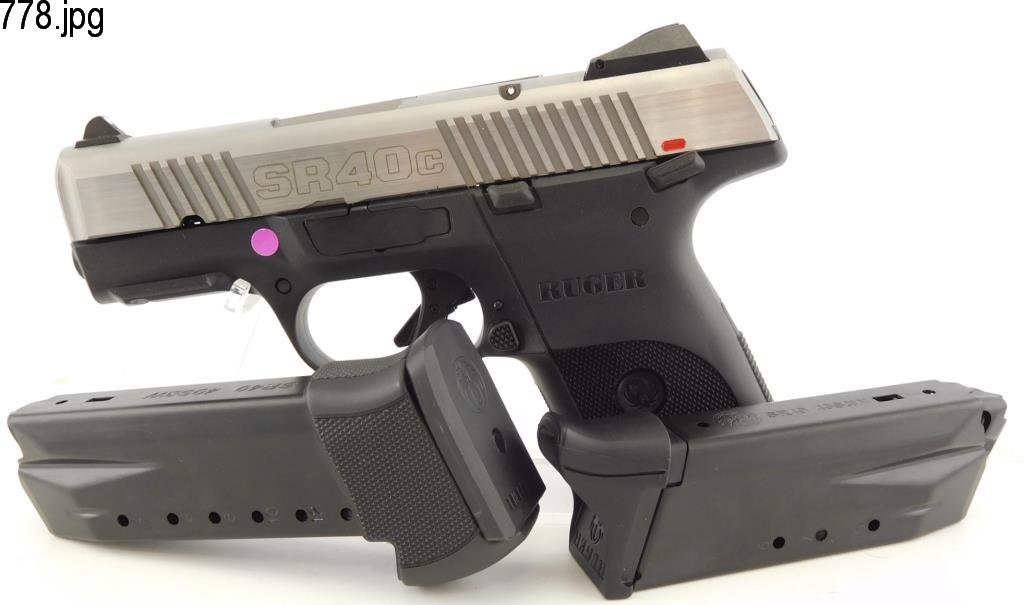 Lot #778 - Ruger SR-40C S. Auto Pistol
