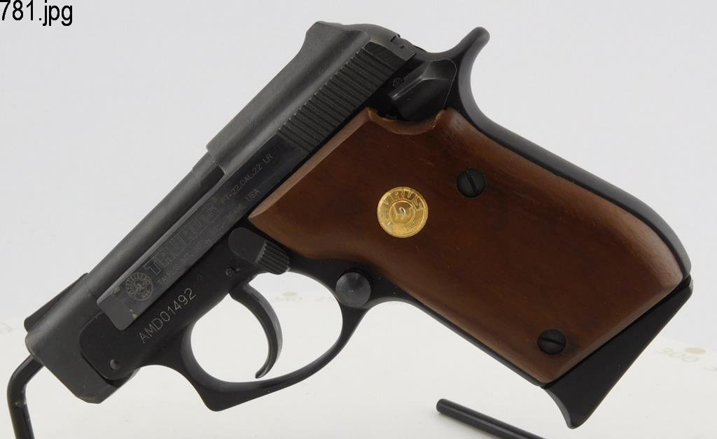 Lot #781 - Taurus PT-22 Semi Auto Pistol