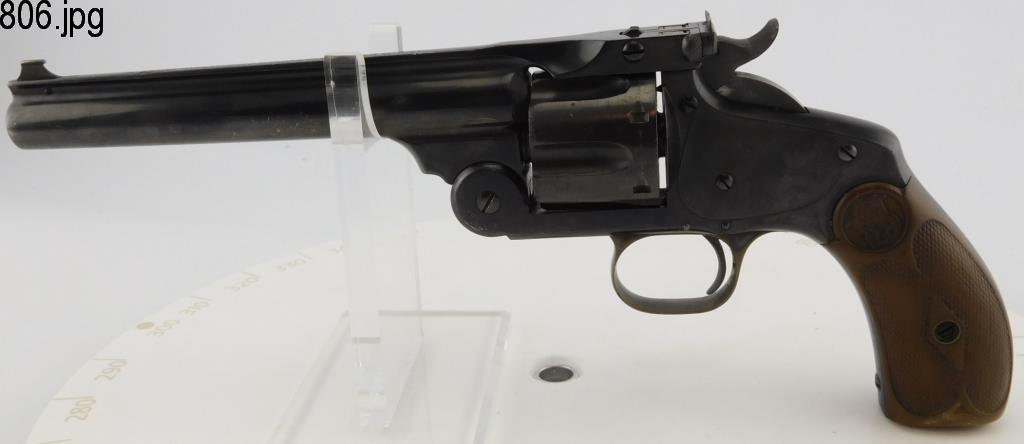 Lot #806 - S&W New Mdl 3 SA Revolver