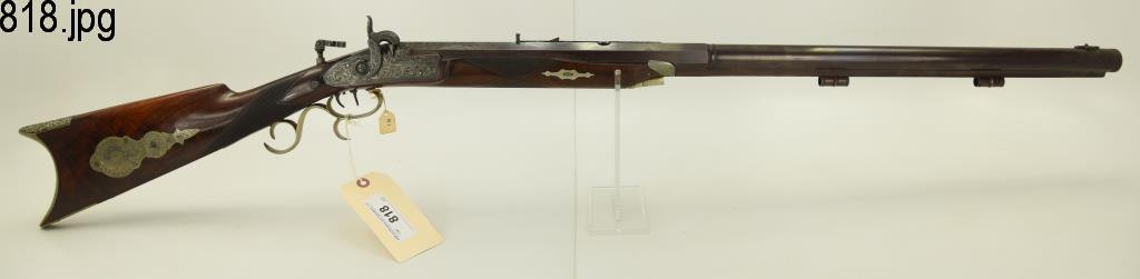 Lot #818 - Unk Maker German Perc Rifle