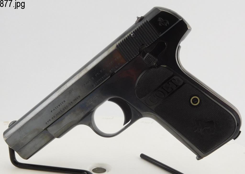 Lot #877 - Colt Pocket Mdl M, Type 3