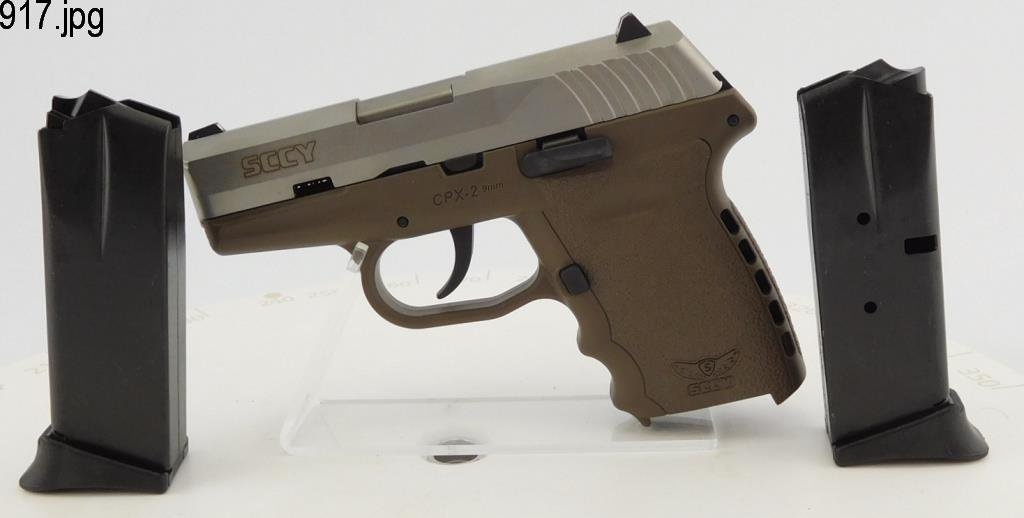 Lot #917 - SCCY Industries CPX2 SA Pistol (NIB)