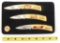 Lot #179 - Mac Tools 1991 3pc Racing knife set